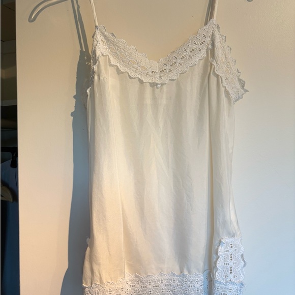 4 Love And Liberty Tops - 4 Love and Liberty White Lace Cami Top